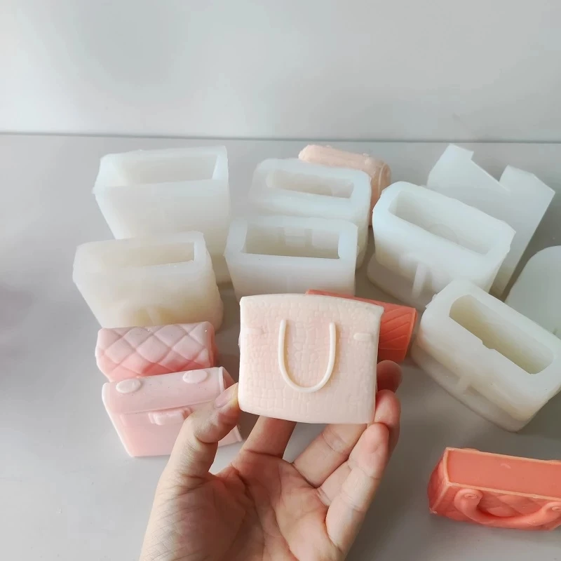 DIY Mini Luxury Bag Women Handbag Brand Logo Resign Soy Wax Silicone Candle Mold
DIY Mini Luxury Bag Women Handbag Brand Logo Resign Soy Wax Silicone Candle Mold