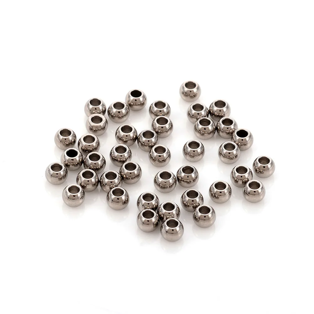 100pcs 3mm Round Spacer Beads Stainless Steel Color Loose Bead for Bracelet Necklace Keychains DIY Jewelry Making Supplies
100pcs 3mm Round Spacer Beads Stainless Steel Color Loose Bead for Bracelet Necklace Keychains DIY Jewelry Making Supplies