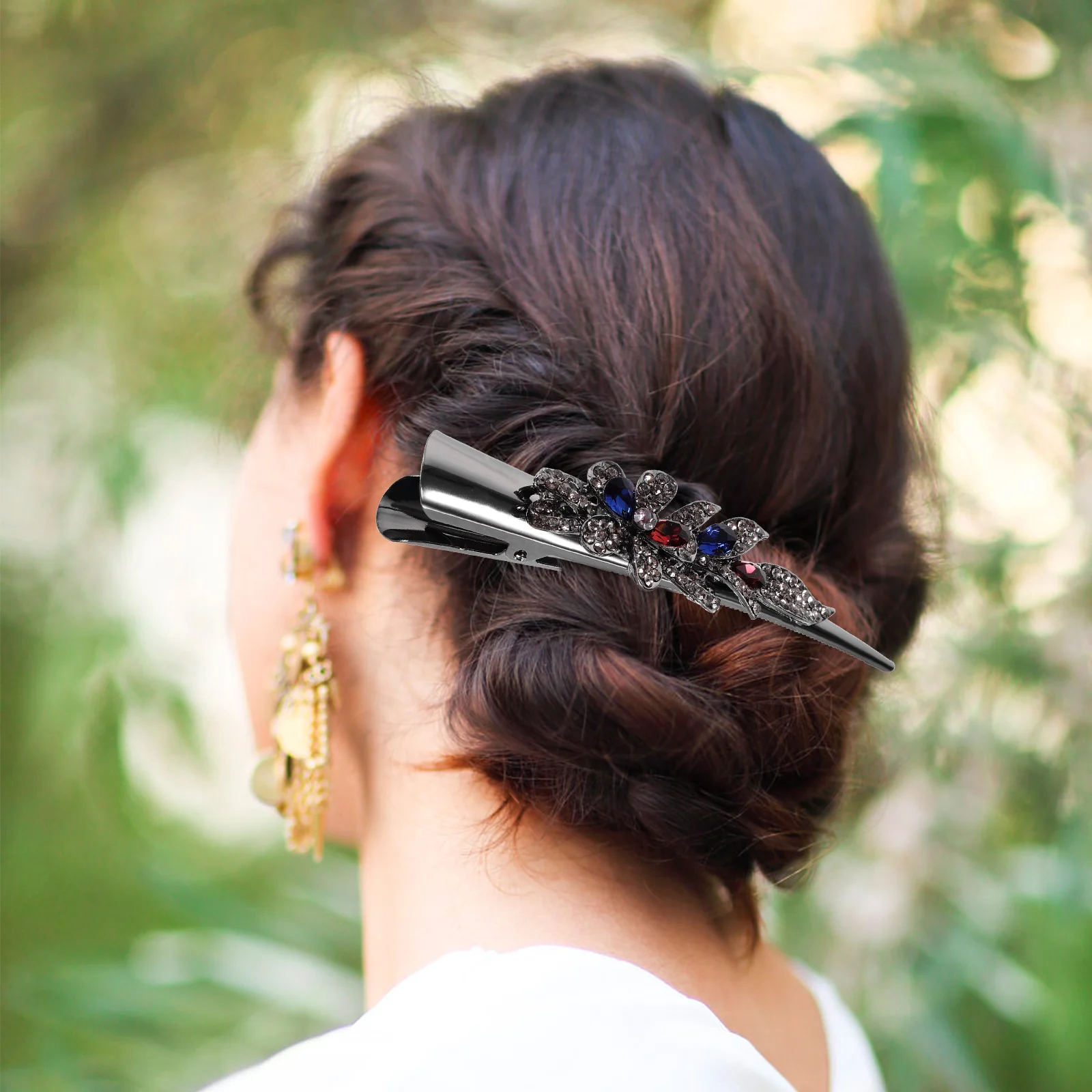 Rhinestone Large Vintage Metal Hair Clips Women Girls Hairpin Accessories Hair Accessories For Women Black Blue Tone
Rhinestone Large Vintage Metal Hair Clips Women Girls Hairpin Accessories Hair Accessories For Women Black Blue Tone