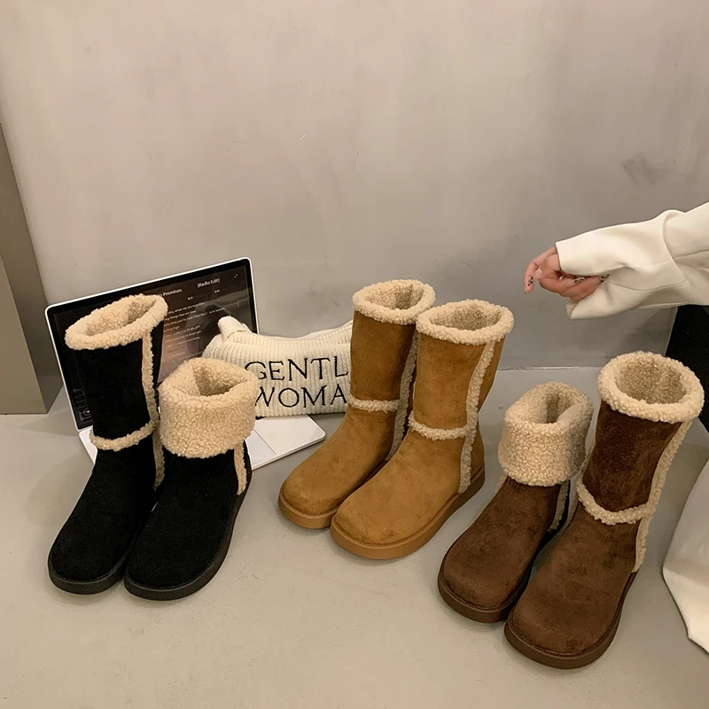 Новые женские плюшевые ботильоны в стиле ретро — складные двухсторонние, универсальные, на флисовой подкладке, теплые зимние ботинки
Новые женские плюшевые ботильоны в стиле ретро — складные двухсторонние, универсальные, на флисовой подкладке, теплые зимние ботинки