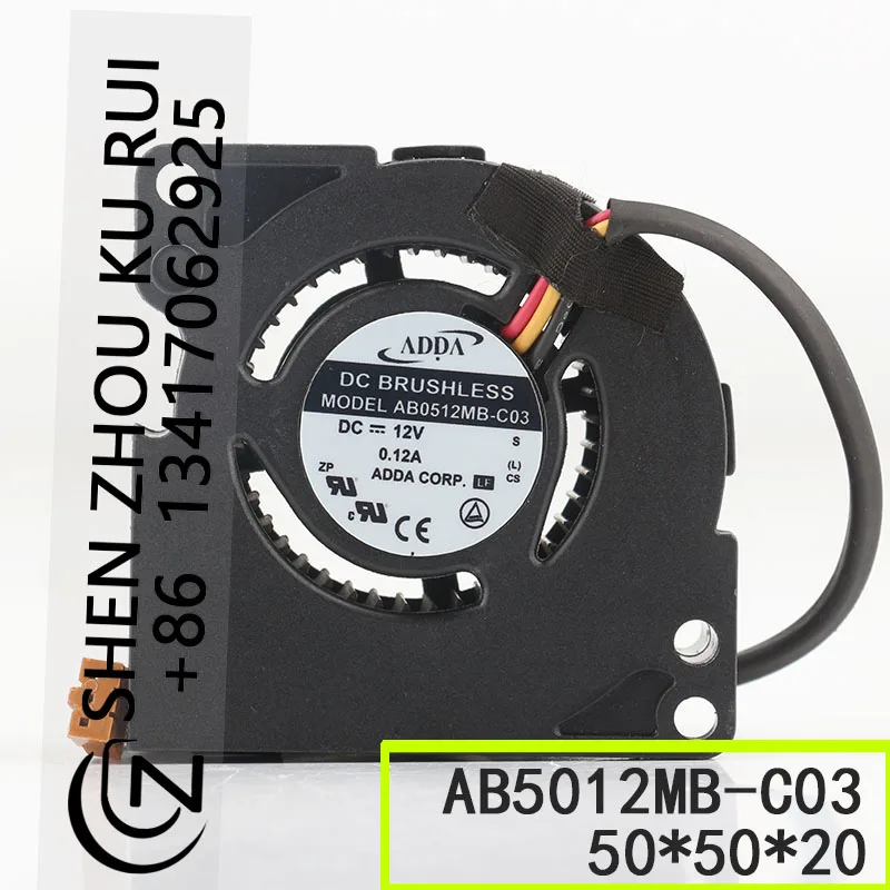 New original Taiwan ADDA 5V 24V 48V DC 12V 0.12A AC EC 5020 50X50X20MM 5CM Turbo BenQ Projector Blower AB5012MB-C03 cooling fan
New original Taiwan ADDA 5V 24V 48V DC 12V 0.12A AC EC 5020 50X50X20MM 5CM Turbo BenQ Projector Blower AB5012MB-C03 cooling fan