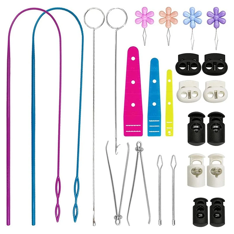 Promotion! Flexible Drawstring Threader Set With Stainless Steel Sewing Loop Hook Seam Tweezers Cord Lock
Promotion! Flexible Drawstring Threader Set With Stainless Steel Sewing Loop Hook Seam Tweezers Cord Lock