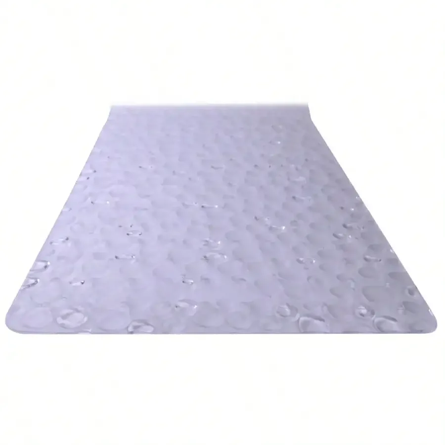 Vinyl bathtub mat, clear, 17" x 36",Easy Clean,Excellent Suction
Vinyl bathtub mat, clear, 17" x 36",Easy Clean,Excellent Suction