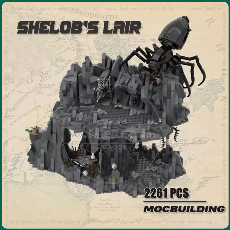 Movie Series Spider's Lair Robot Attacks MOC Building Blocks The Cave DIY Assembly Technology Bricks Collection Toys Xmas Gifts
Movie Series Spider's Lair Robot Attacks MOC Building Blocks The Cave DIY Assembly Technology Bricks Collection Toys Xmas Gifts