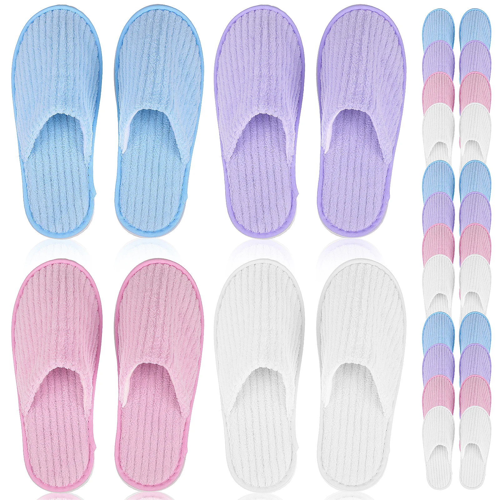 Nonslip Disposable Slippers Purple White Each 3 Lightweight Travel Bathrooms PedicureDisposable House
Nonslip Disposable Slippers Purple White Each 3 Lightweight Travel Bathrooms PedicureDisposable House