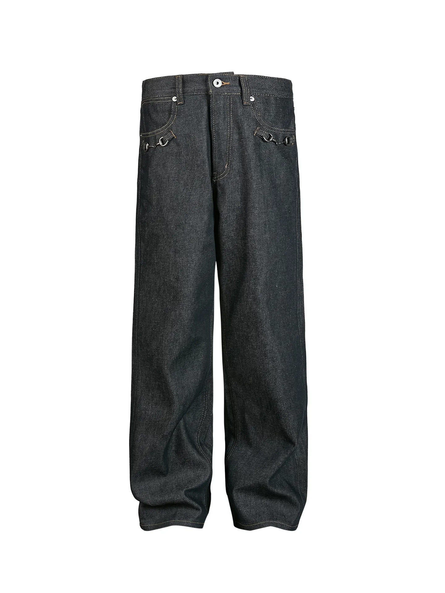 American Style Loose Straight Leg Original Cowboy Jeans Men's Streetwear Dark Street Hip Hop Long Pants Metal Decoration
American Style Loose Straight Leg Original Cowboy Jeans Men's Streetwear Dark Street Hip Hop Long Pants Metal Decoration