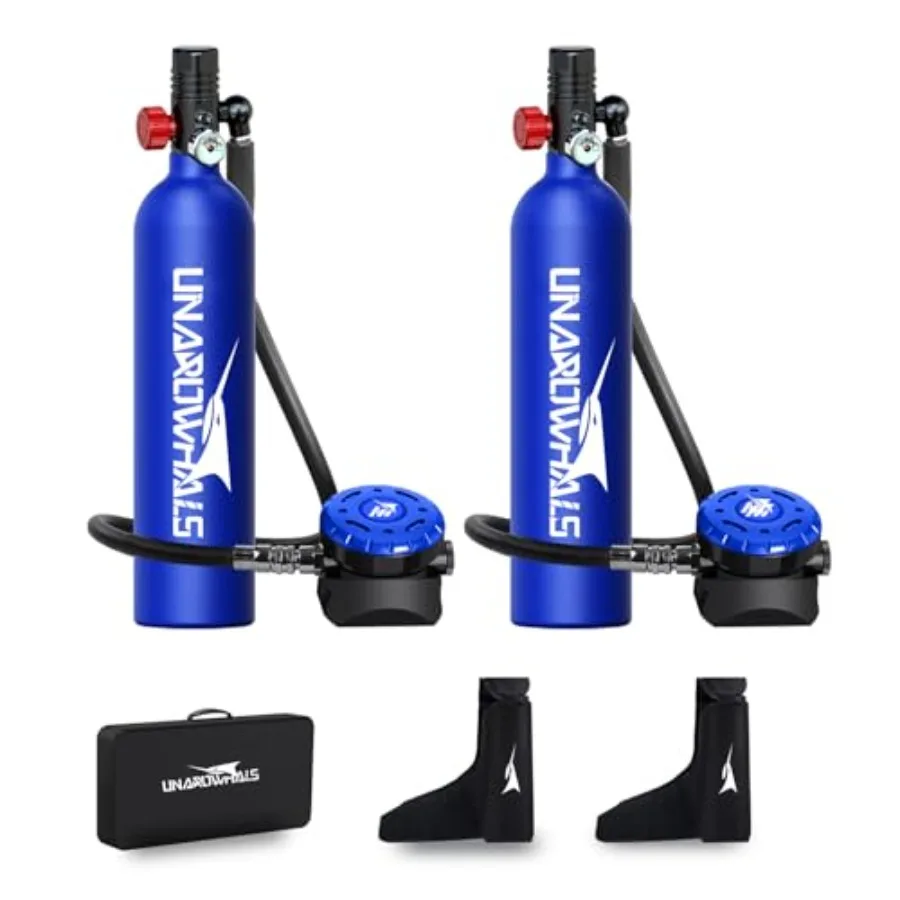 Portable mini scuba tank for diving backup air supply, aluminum material, silver color, DOT certified and 3000 PSI pressure rat
Portable mini scuba tank for diving backup air supply, aluminum material, silver color, DOT certified and 3000 PSI pressure rat
