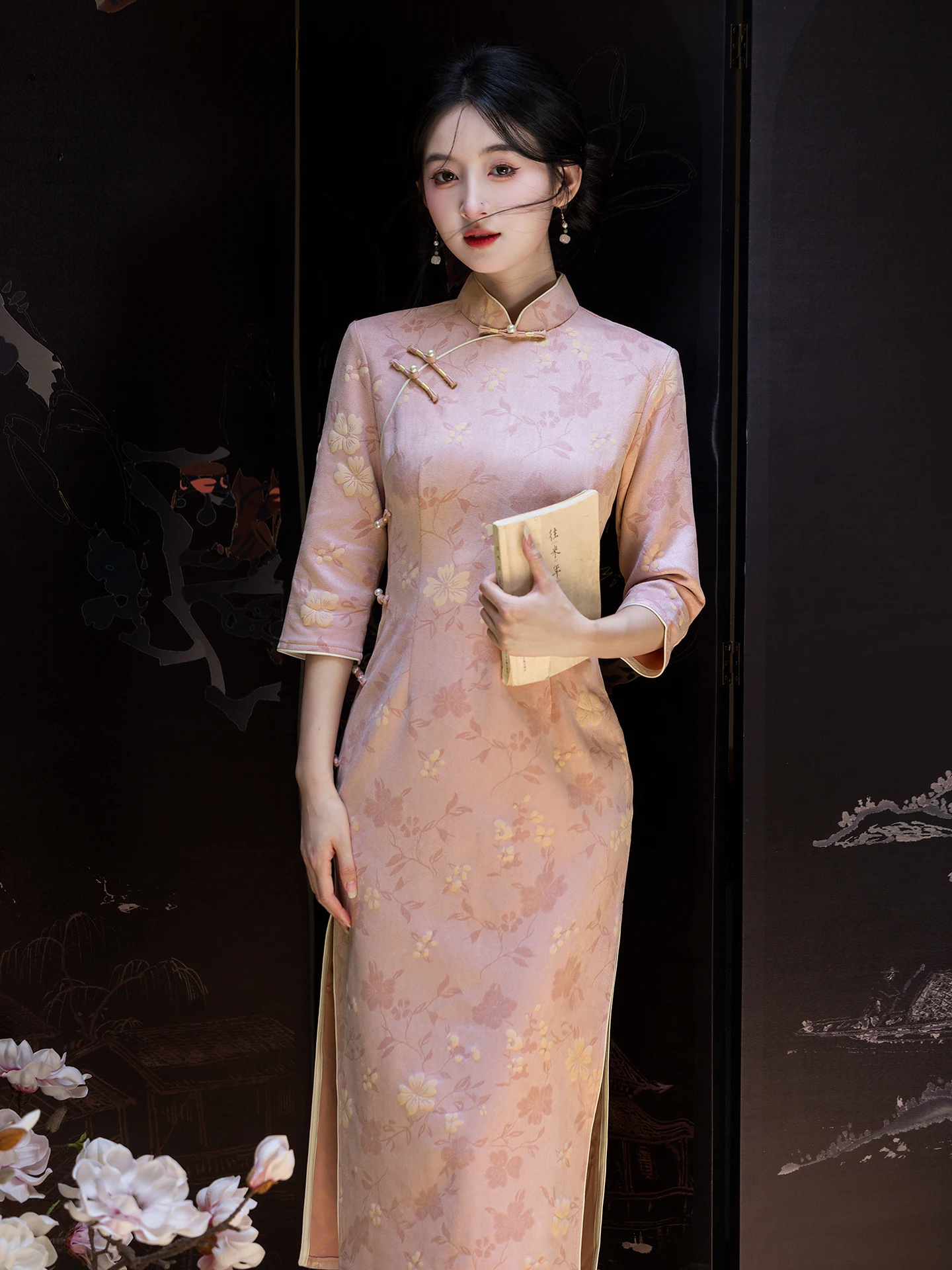 Pink New Chinese Retro Sle Beautiful Long Sve Young Sle High Quali Daily Wear Comfortable Breathable Polye...
Pink New Chinese Retro Sle Beautiful Long Sve Young Sle High Quali Daily Wear Comfortable Breathable Polye...