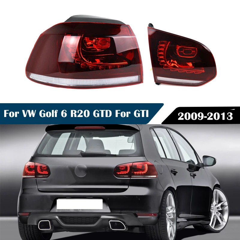 Wthout Rhythm Car Rear Light Tail Lamp Brake Light Turn Signal Lamp LED Bulbs For VW Golf 6 R20 GTD GTI 2009-2013
Wthout Rhythm Car Rear Light Tail Lamp Brake Light Turn Signal Lamp LED Bulbs For VW Golf 6 R20 GTD GTI 2009-2013
