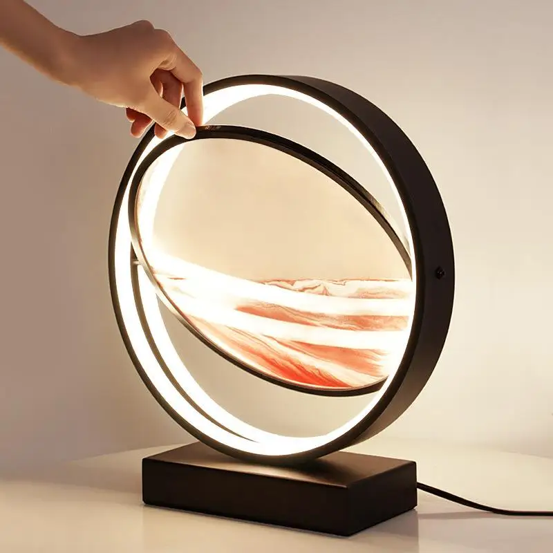 Remote Led Moving Sand Art Picture Round Glass 3D Hourglass Deep Sea Sandscape In Motion Display Flowing Sand Frame Night Light
Remote Led Moving Sand Art Picture Round Glass 3D Hourglass Deep Sea Sandscape In Motion Display Flowing Sand Frame Night Light