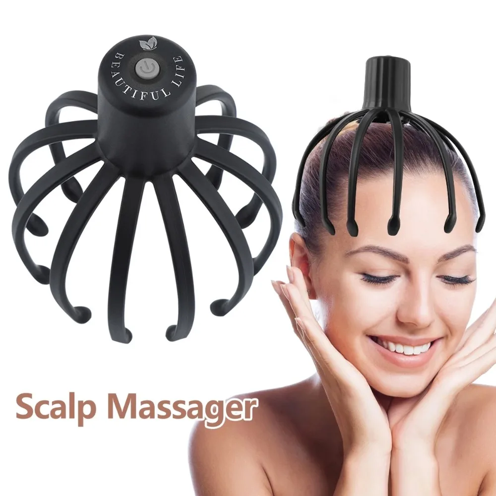 Electric Octopus Claw Head Massager Hands Free Therapeutic Head Scratcher Relief Hair Stimulation Rechargable Stress Relief
Electric Octopus Claw Head Massager Hands Free Therapeutic Head Scratcher Relief Hair Stimulation Rechargable Stress Relief