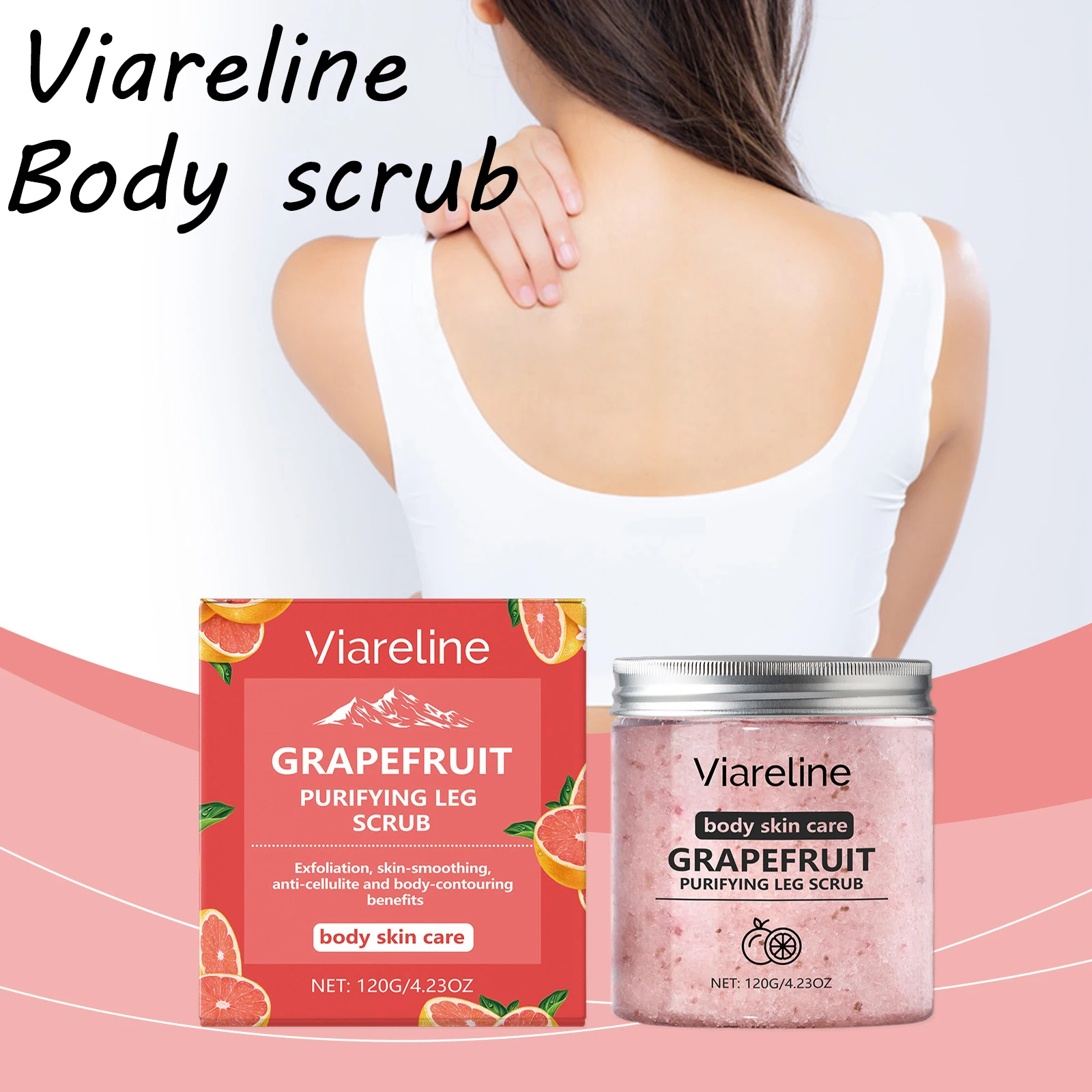 Viareline Grapefruit Body Scrub Cream Gentle Cleaing Dead Skin Moisturizing Daily Exfoliating Improve Rougheness Body Scrub Gel
Viareline Grapefruit Body Scrub Cream Gentle Cleaing Dead Skin Moisturizing Daily Exfoliating Improve Rougheness Body Scrub Gel