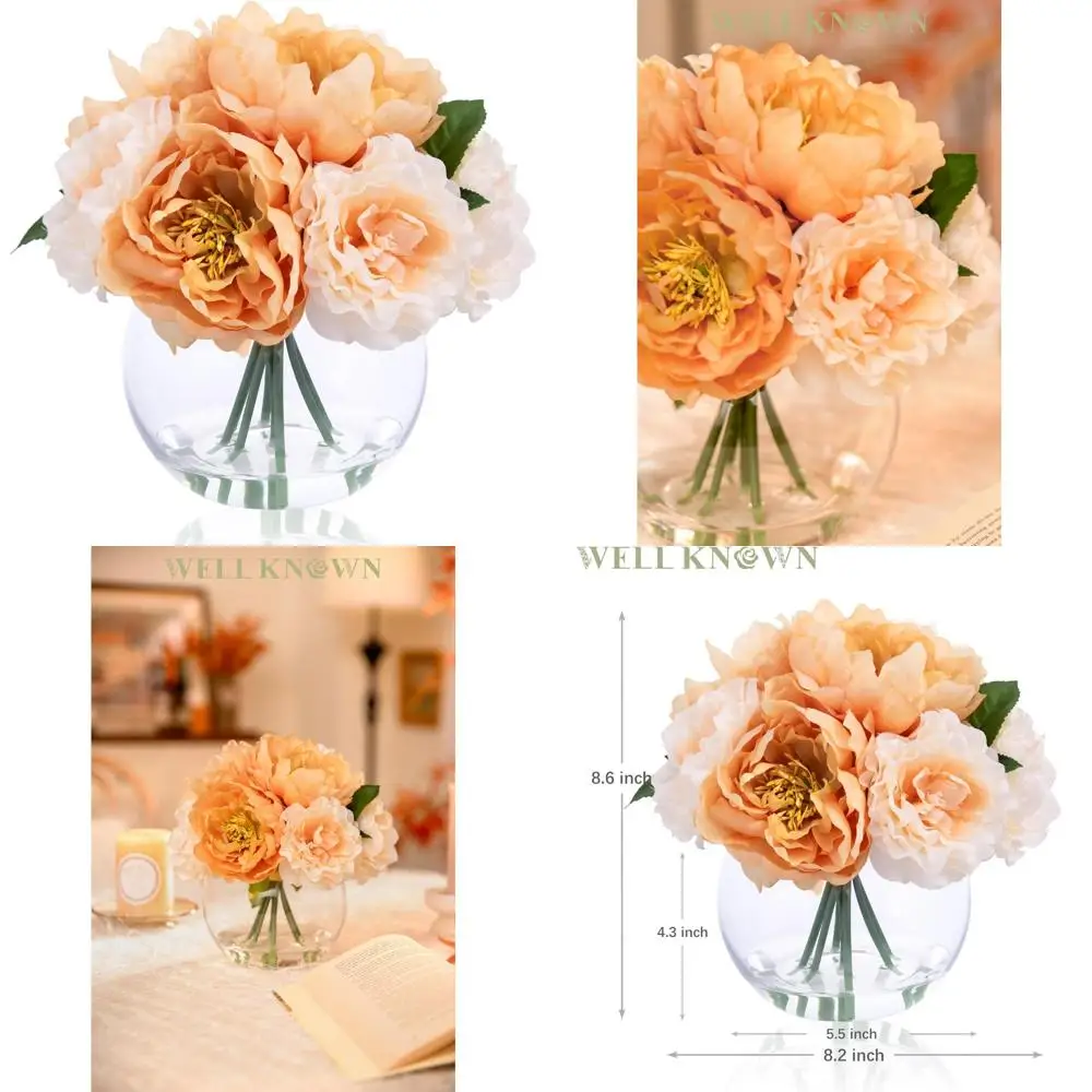 Искусственные цветы в вазе, шелковые цветы пиона для вазы с искусственной водой для декора журнального столика, искусственные цветочные композиции «Спасибо»
Искусственные цветы в вазе, шелковые цветы пиона для вазы с искусственной водой для декора журнального столика, искусственные цветочные композиции «Спасибо»