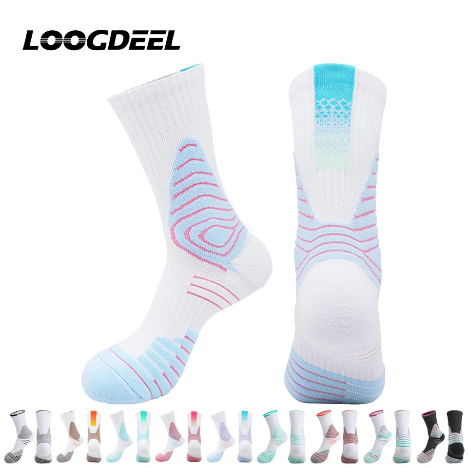 Loogdeel 1 Pair Men's Basketball Socks Mid-Calf Anti-Slip Sports Training Socks Towel Bottom Breathable Sweat Absorbent
Loogdeel 1 Pair Men's Basketball Socks Mid-Calf Anti-Slip Sports Training Socks Towel Bottom Breathable Sweat Absorbent