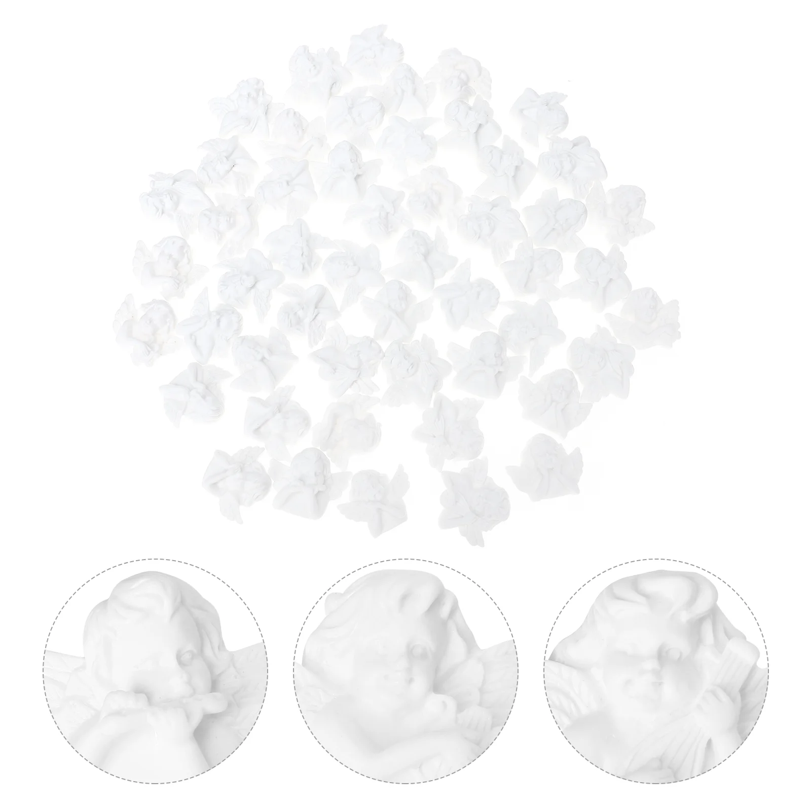 50 Pcs DIY Accessories Resin Angel Charm Patch 38x27cm Flatback White Crafts Figurine
50 Pcs DIY Accessories Resin Angel Charm Patch 38x27cm Flatback White Crafts Figurine