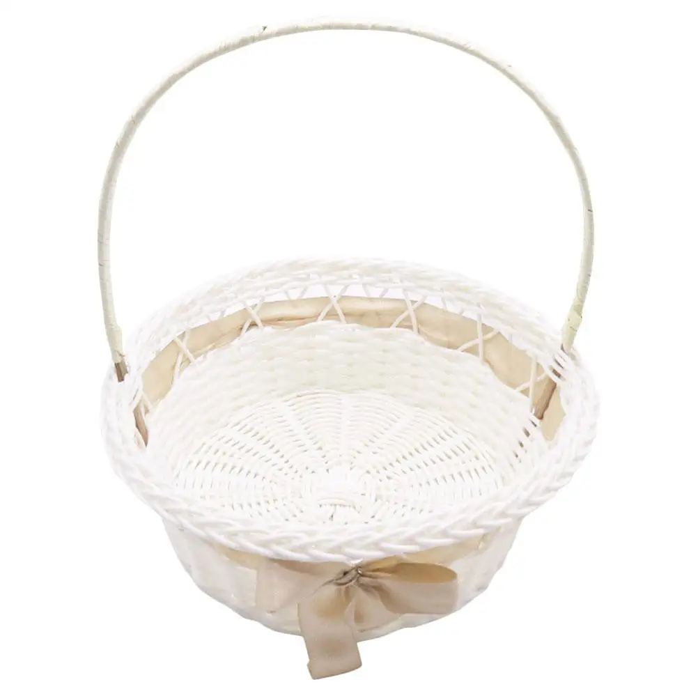 Wedding Flower Coffee 18x21cm Woven Storage Fruit Bride Party Small Baskets For Favors Decor Handle Baskets for Favors
Wedding Flower Coffee 18x21cm Woven Storage Fruit Bride Party Small Baskets For Favors Decor Handle Baskets for Favors