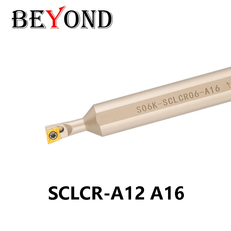 BEYOND SCLCR Держатель инструмента для токарной обработки с малой головкой S07K-SCLCR06-A12 S08K-SCLCR06-A16 S10K S12M-SCLCR09-A16 Токарный станок Расточные оправки с ЧПУ
BEYOND SCLCR Держатель инструмента для токарной обработки с малой головкой S07K-SCLCR06-A12 S08K-SCLCR06-A16 S10K S12M-SCLCR09-A16 Токарный станок Расточные оправки с ЧПУ