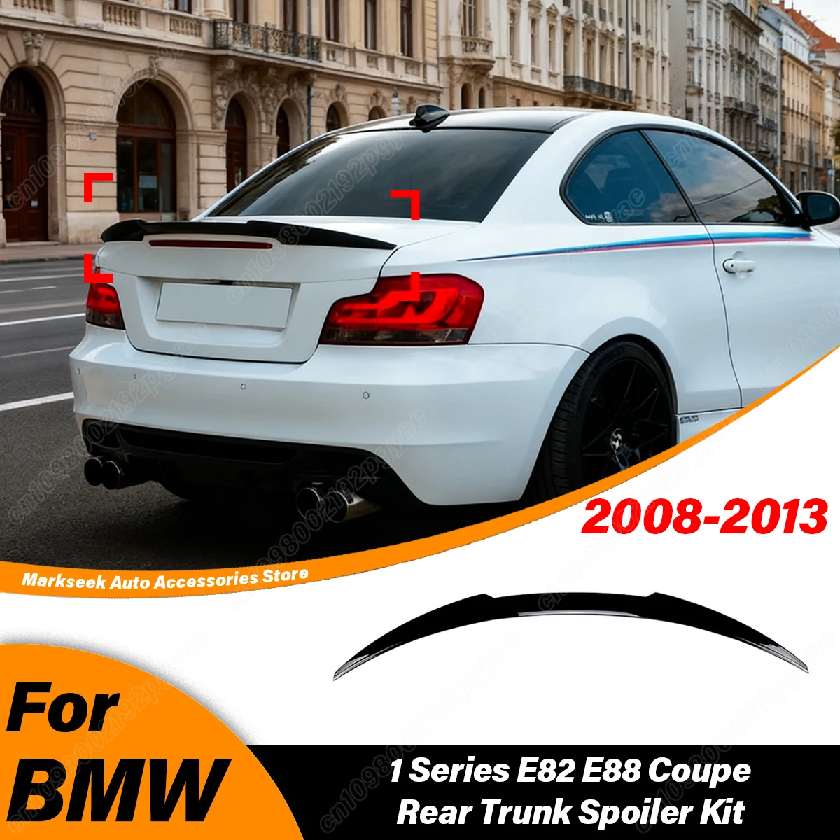 For BMW 1 Series E82 E88 Coupe 2008 2009 2010 2011 2012 2013 Car Rear Trunk Spoiler ABS Splitter Diffuser Body Modification Kit
For BMW 1 Series E82 E88 Coupe 2008 2009 2010 2011 2012 2013 Car Rear Trunk Spoiler ABS Splitter Diffuser Body Modification Kit