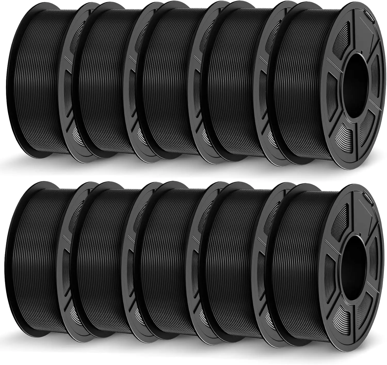 11KG PETG Filament Bundle 1.75mm, Strong Toughness, Dimensional Accuracy +/-0.02mm, for Most FDM 3D Printers, Black
11KG PETG Filament Bundle 1.75mm, Strong Toughness, Dimensional Accuracy +/-0.02mm, for Most FDM 3D Printers, Black