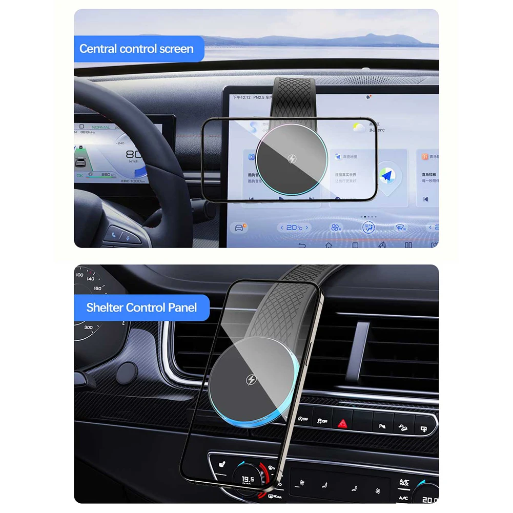 Magnetic Car Wireless Charger Phone Stand Car Mount Charger Center Console/Dashboard Phone Holder for iPhone 15 14 13 12 Pro Max
Magnetic Car Wireless Charger Phone Stand Car Mount Charger Center Console/Dashboard Phone Holder for iPhone 15 14 13 12 Pro Max