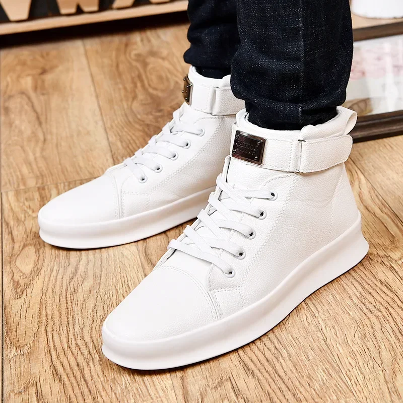 Popular Men's British Wind High Help Boots Casual Man's Boots Sneakers Men Zapatos De Hombre Chaussure Homme
Popular Men's British Wind High Help Boots Casual Man's Boots Sneakers Men Zapatos De Hombre Chaussure Homme