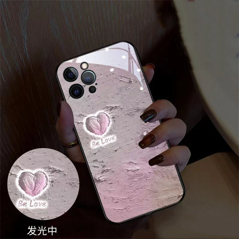 Love Heart Design Led Light Phone Case Call Flash Glitter Cover For iPhone Air 17 16 E 15 14 13 12 11 Pro Max Plus X XS XR SE
Love Heart Design Led Light Phone Case Call Flash Glitter Cover For iPhone Air 17 16 E 15 14 13 12 11 Pro Max Plus X XS XR SE