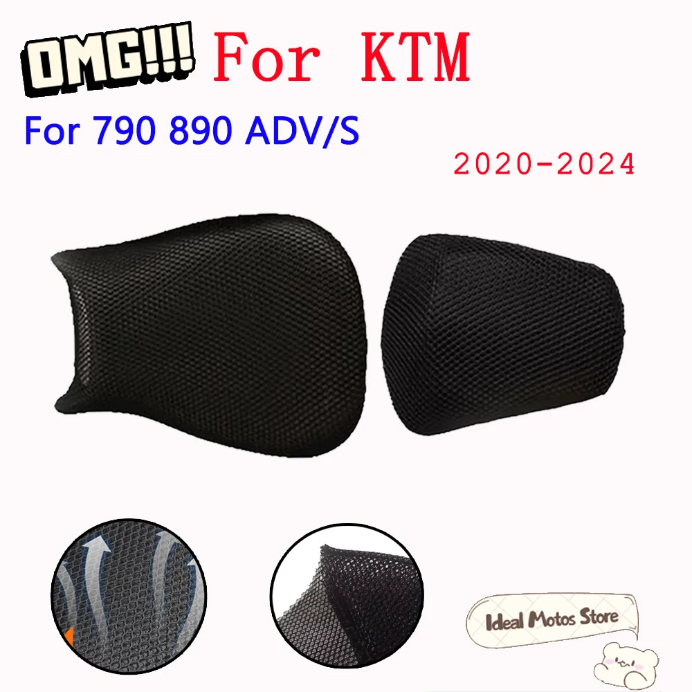 For KTM 890 790 Adventure ADV S 890ADV 790ADV 2018 - 2024 Motorcycle Breathable Mesh Cushion Cover 3D Mesh Insulated Seat Cover
For KTM 890 790 Adventure ADV S 890ADV 790ADV 2018 - 2024 Motorcycle Breathable Mesh Cushion Cover 3D Mesh Insulated Seat Cover