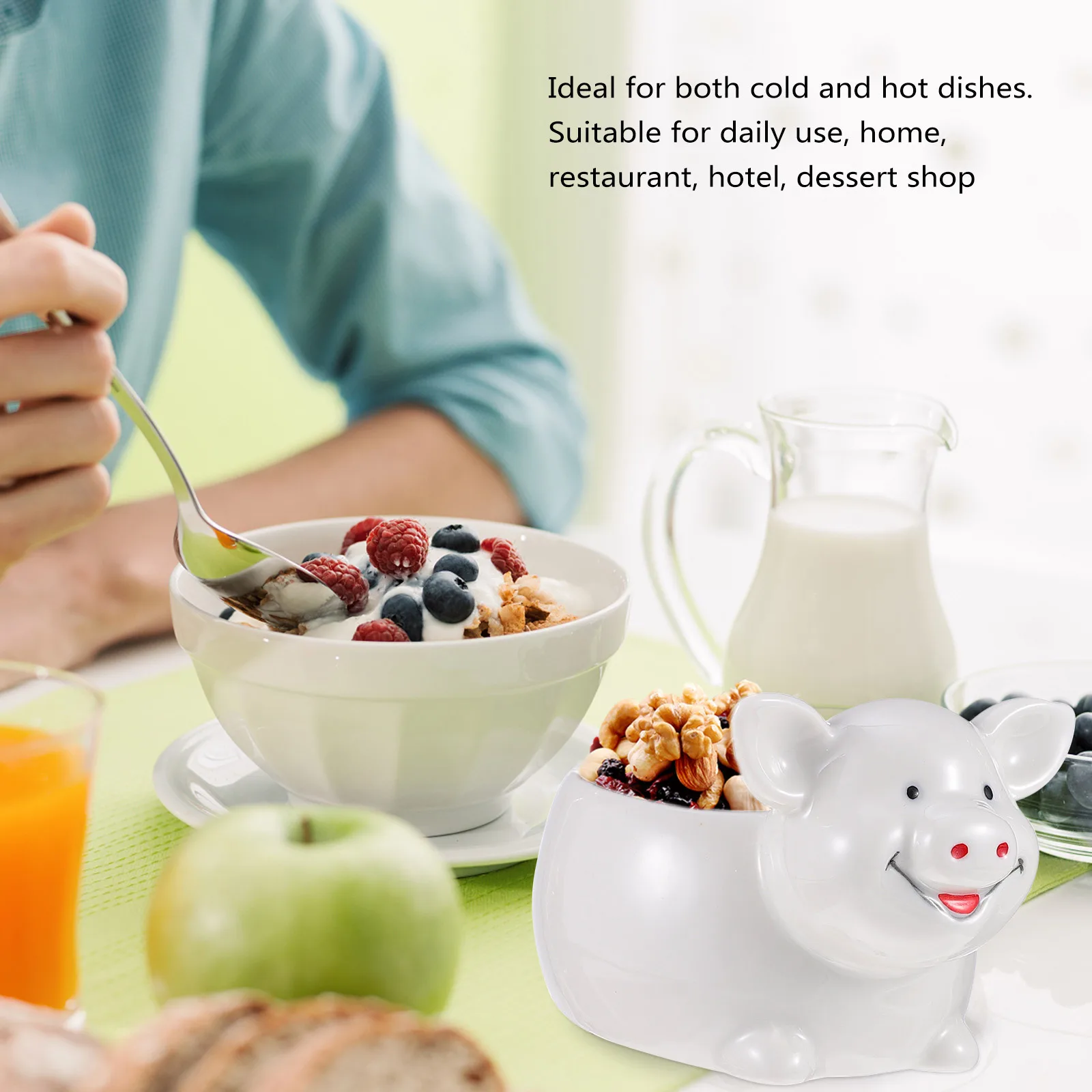 Ceramic Bowl Cartoon Animal Shape High Quality Food Grade Material Noodles Dessert Snack Fruit Home Restaurant Hotel Gift
Ceramic Bowl Cartoon Animal Shape High Quality Food Grade Material Noodles Dessert Snack Fruit Home Restaurant Hotel Gift
