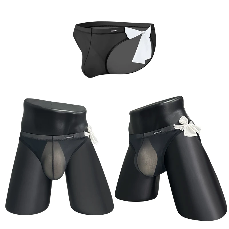 2pcs Men's Briefs Ice Silk Seamless Panties Ultra-Thin Transparent Underwear Low-Rise Underpants Ultra Elastic Bikini Slip Home
2pcs Men's Briefs Ice Silk Seamless Panties Ultra-Thin Transparent Underwear Low-Rise Underpants Ultra Elastic Bikini Slip Home
