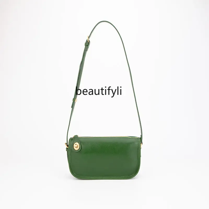 yj New Bags Women's Shoulder Bag Oil Wax Leather Messenger Bag Lightweight Small Bag
yj New Bags Women's Shoulder Bag Oil Wax Leather Messenger Bag Lightweight Small Bag