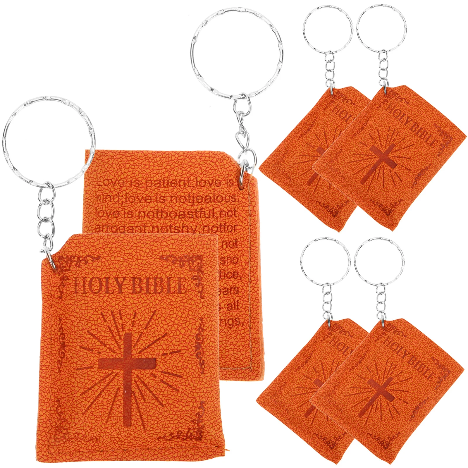 6Pcs Miniature Bible Keychain Small Holy Bible Keyring Religious Keychain Souvenir Gift keychain pendant
6Pcs Miniature Bible Keychain Small Holy Bible Keyring Religious Keychain Souvenir Gift keychain pendant