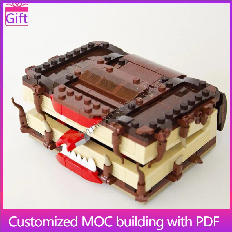 364 шт. MOC креативная игра, волшебная книга-монстр, модель строительных блоков, сделай сам, сборка кирпичей, игрушка для детей и взрослых, Рождественский подарок
364 шт. MOC креативная игра, волшебная книга-монстр, модель строительных блоков, сделай сам, сборка кирпичей, игрушка для детей и взрослых, Рождественский подарок