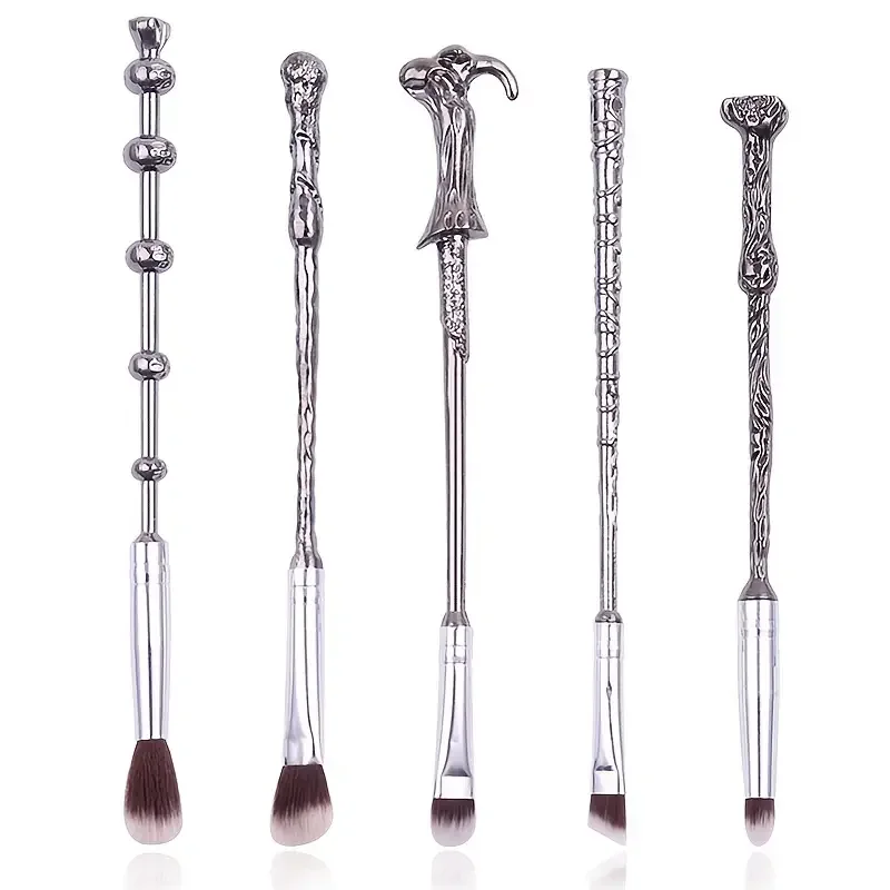 Magic Wand Makeup Brushes Set - 5pcs Foundation Blending Blush Eyeshadow Lip Powder Brush Beauty Tools
Magic Wand Makeup Brushes Set - 5pcs Foundation Blending Blush Eyeshadow Lip Powder Brush Beauty Tools