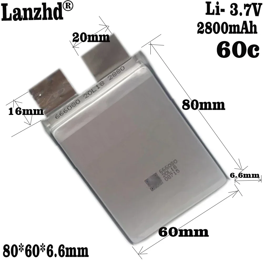 1-12PCS 3.7V cell 2800mAh 60C discharge rate Lithium ion battery cells For Sweeper toy Auto power supply Spot welding machine
1-12PCS 3.7V cell 2800mAh 60C discharge rate Lithium ion battery cells For Sweeper toy Auto power supply Spot welding machine