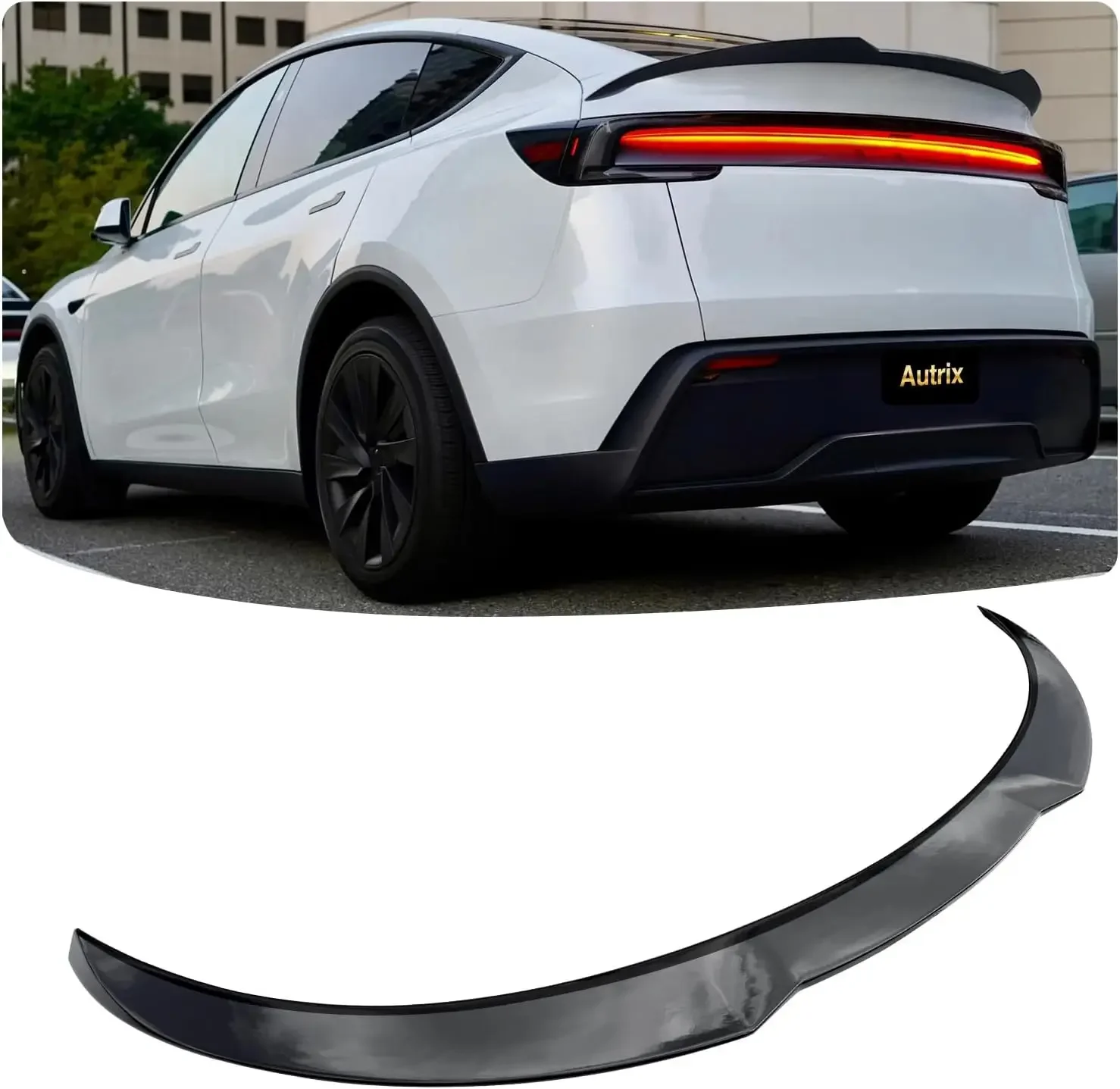 Rear Spoiler for 2025 2026 Tesla Model Y Juniper, Rear Trunk Spoiler Wing High Kick Performance Style Accessories Gloss Black
Rear Spoiler for 2025 2026 Tesla Model Y Juniper, Rear Trunk Spoiler Wing High Kick Performance Style Accessories Gloss Black