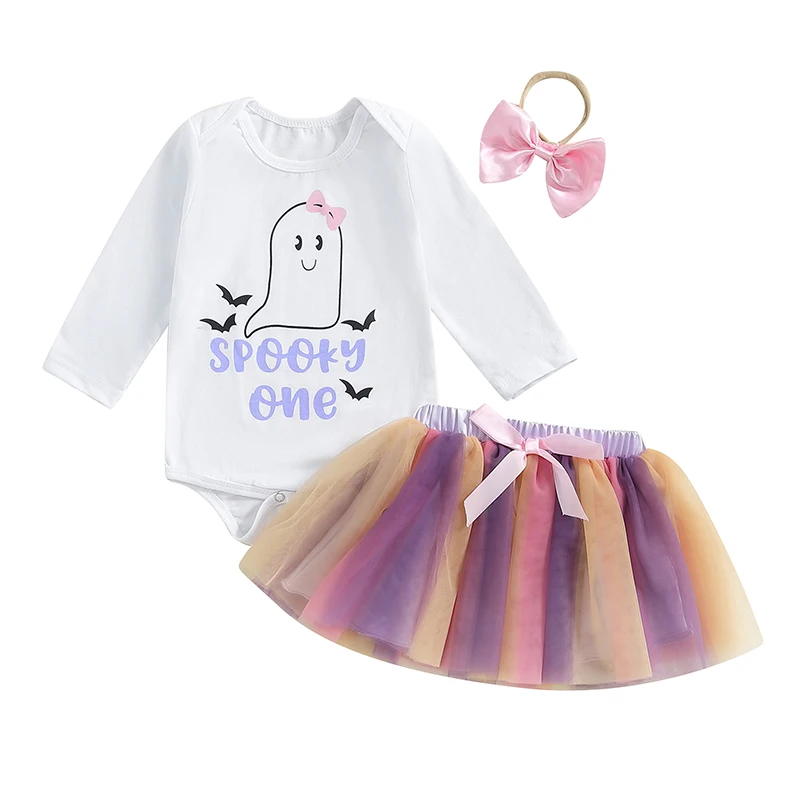 First Birthday Outfit Girl 1st Birthday Girl Outfit Long Sleeve Ghost Print Romper Mesh Tutu Bloomer Skirts Halloween Outfit
First Birthday Outfit Girl 1st Birthday Girl Outfit Long Sleeve Ghost Print Romper Mesh Tutu Bloomer Skirts Halloween Outfit