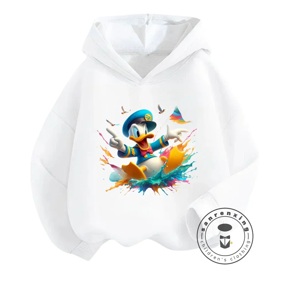 2024 Disney Kids Hoodies Donald Duck Cartoon Girls Long Sleeve Sweatshirt Children Streetwear Casual Fashion Pullover Child Tops
2024 Disney Kids Hoodies Donald Duck Cartoon Girls Long Sleeve Sweatshirt Children Streetwear Casual Fashion Pullover Child Tops