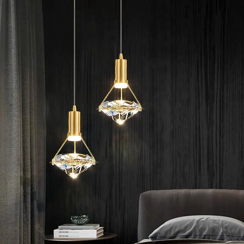 Modern Crystal Pendant Light Nordic Dining Room Bar Luxury Interior Bedroom Ceiling Chandelier Home Decor Lustre Lighting Lamps
Modern Crystal Pendant Light Nordic Dining Room Bar Luxury Interior Bedroom Ceiling Chandelier Home Decor Lustre Lighting Lamps