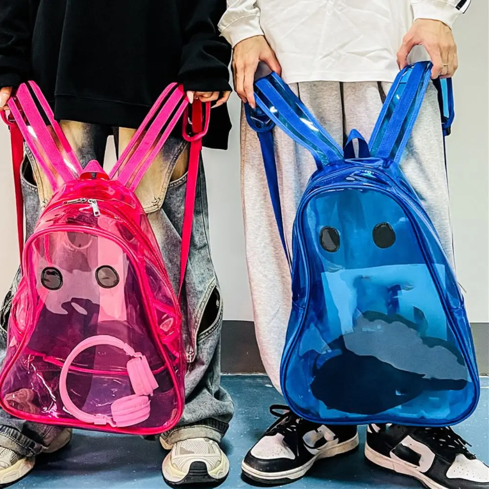 Dots Students Transparent PVC School Bag Zipper Candy Color Halloween Ghost Clear Backpack Large Capacity Korean Style
Dots Students Transparent PVC School Bag Zipper Candy Color Halloween Ghost Clear Backpack Large Capacity Korean Style