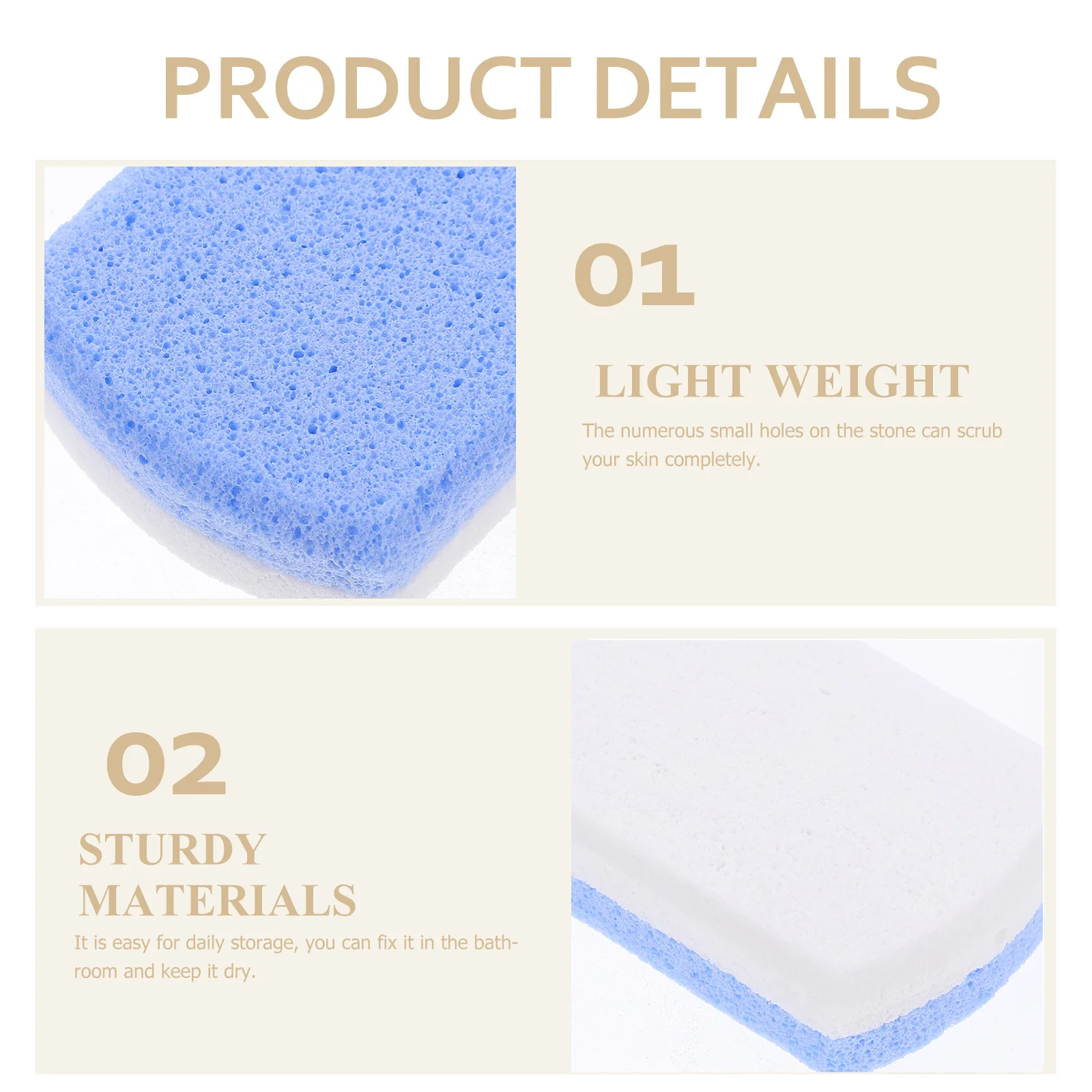 4pcs Foot Stone Scrubber Callus Remover Dead Skin Exfoliate Tool For Bath Pedicure Travel Home Use Foot File Body Smoothing 
4pcs Foot Stone Scrubber Callus Remover Dead Skin Exfoliate Tool For Bath Pedicure Travel Home Use Foot File Body Smoothing