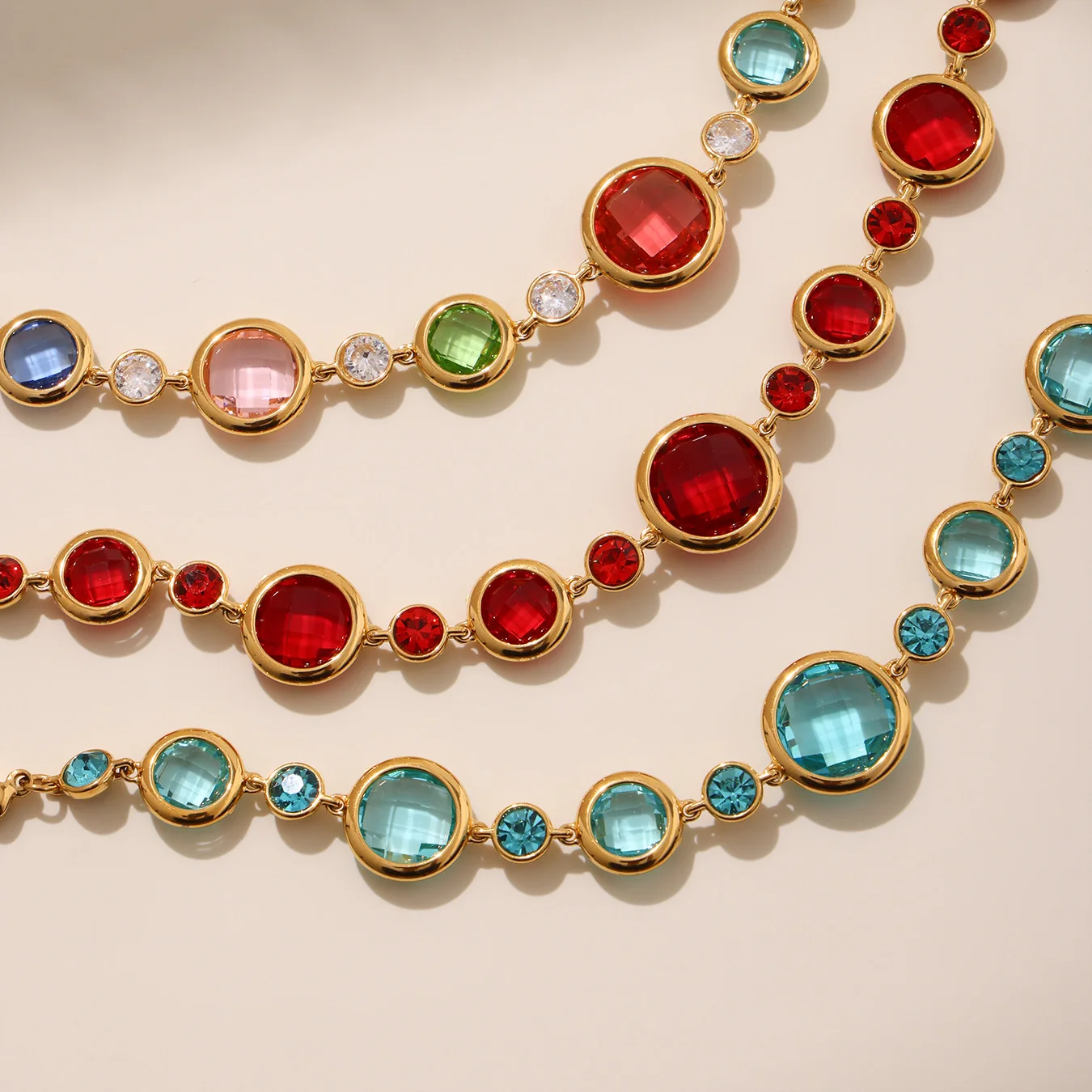 Nivora Exclusive Colorful Glass Chain Bracelet For Women Stainless Steel Charm Bangle Engagement Wedding Bracelets Jewelry Gifts
Nivora Exclusive Colorful Glass Chain Bracelet For Women Stainless Steel Charm Bangle Engagement Wedding Bracelets Jewelry Gifts