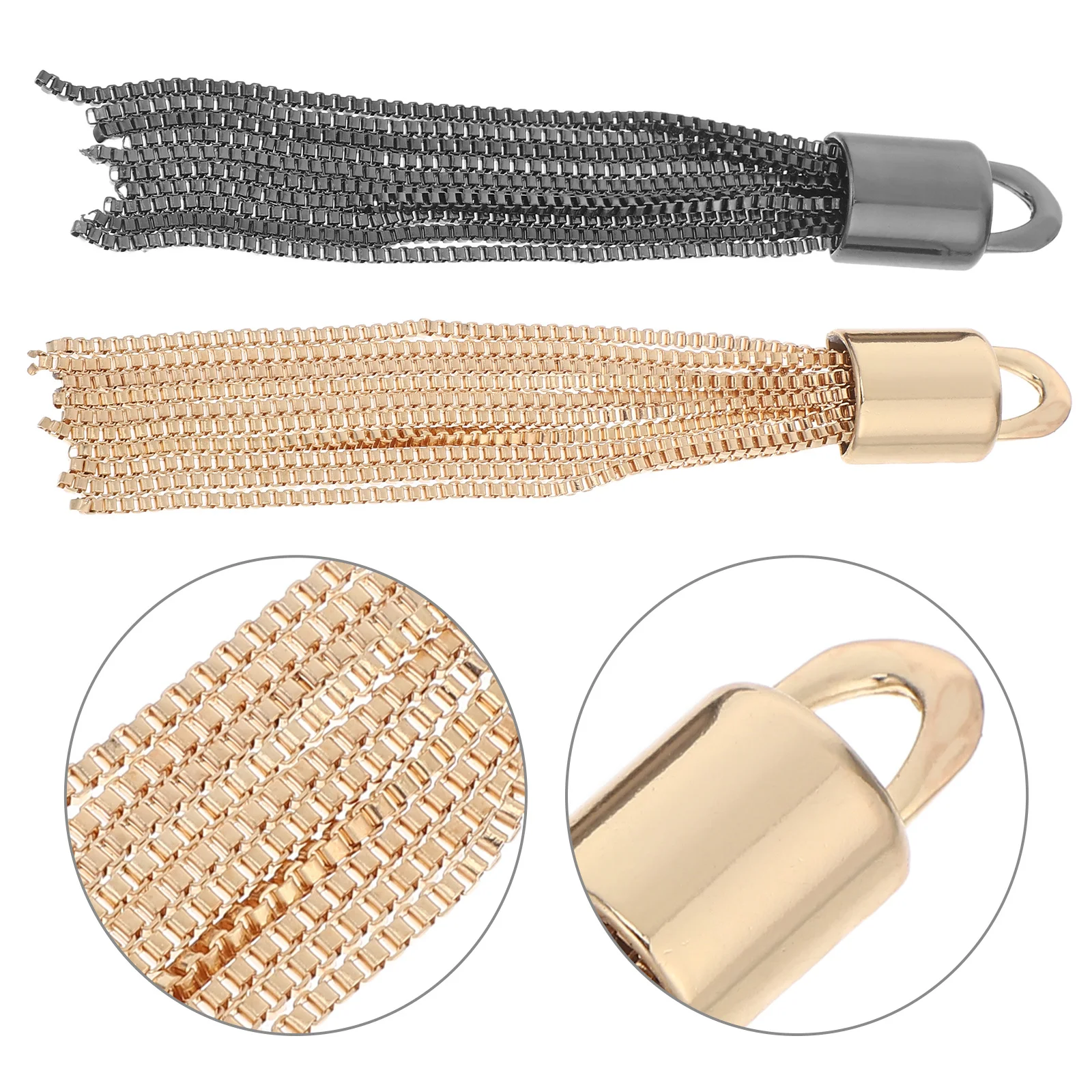 6Pcs Metal Long Tassel Pendant Bag Charm Alloy Keychain for Handbag Backpack Purse Accessories DIY Craft Supplies
6Pcs Metal Long Tassel Pendant Bag Charm Alloy Keychain for Handbag Backpack Purse Accessories DIY Craft Supplies