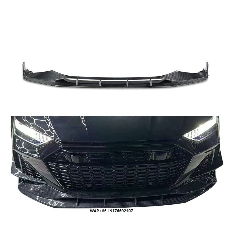 High Quality Dry Carbon Fiber Front Bumper Lip forAudi RS6 RS7 C8 Dry Carbon Fiber Front Splitter Lip Perfect Fitment
High Quality Dry Carbon Fiber Front Bumper Lip forAudi RS6 RS7 C8 Dry Carbon Fiber Front Splitter Lip Perfect Fitment