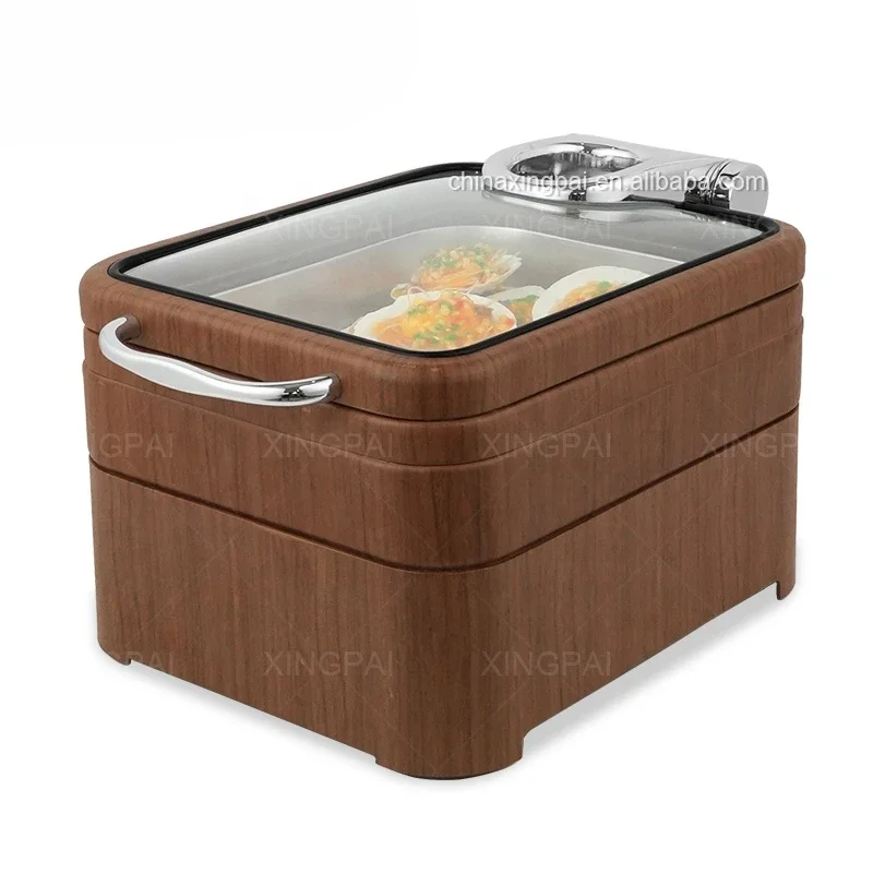Wooden mini rectangular buffet thermal insulation for hotel restaurant supplies
Wooden mini rectangular buffet thermal insulation for hotel restaurant supplies