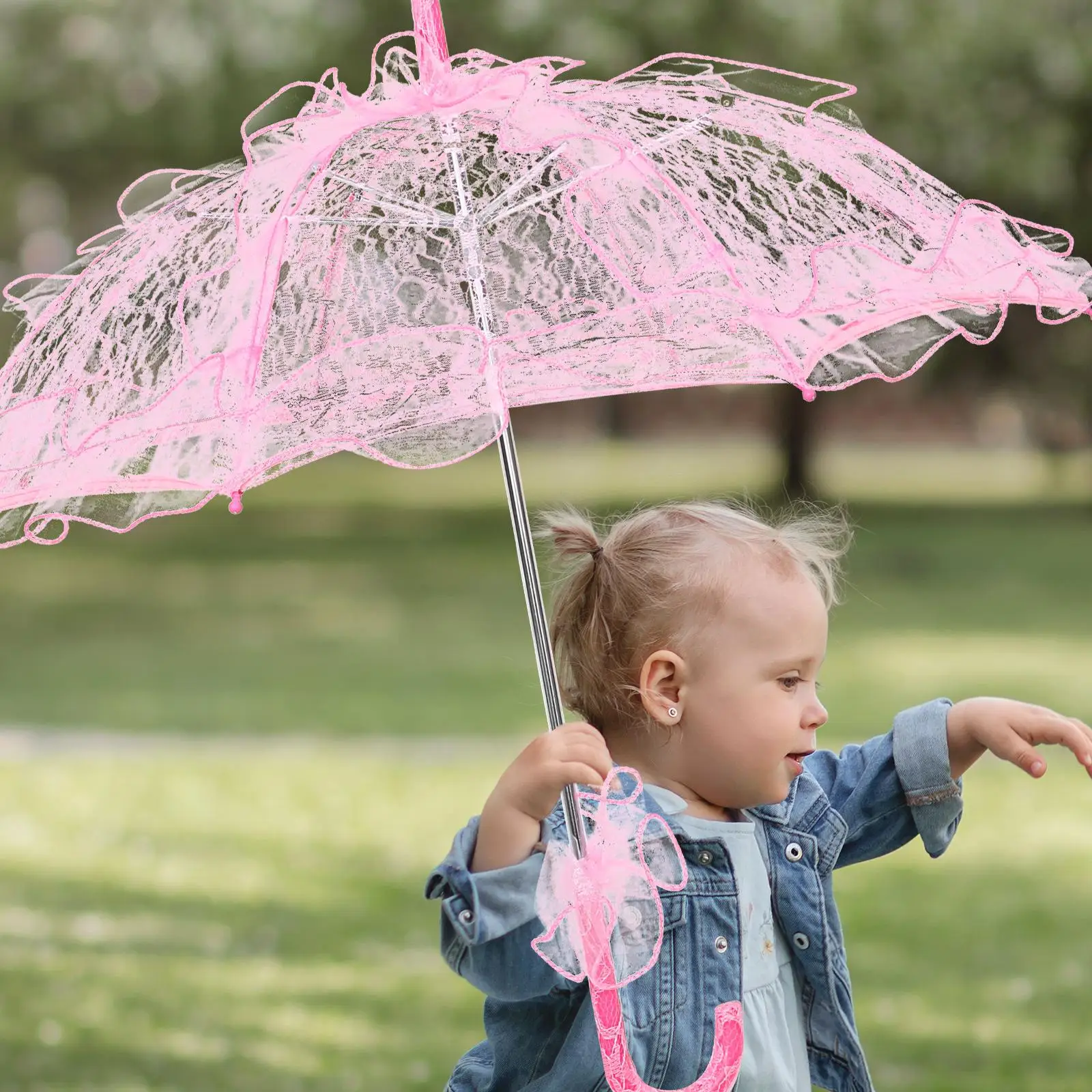 Sun Protective Parasol White Wedding Dress Embroidery Umbrella Lace Bride Decorations
Sun Protective Parasol White Wedding Dress Embroidery Umbrella Lace Bride Decorations