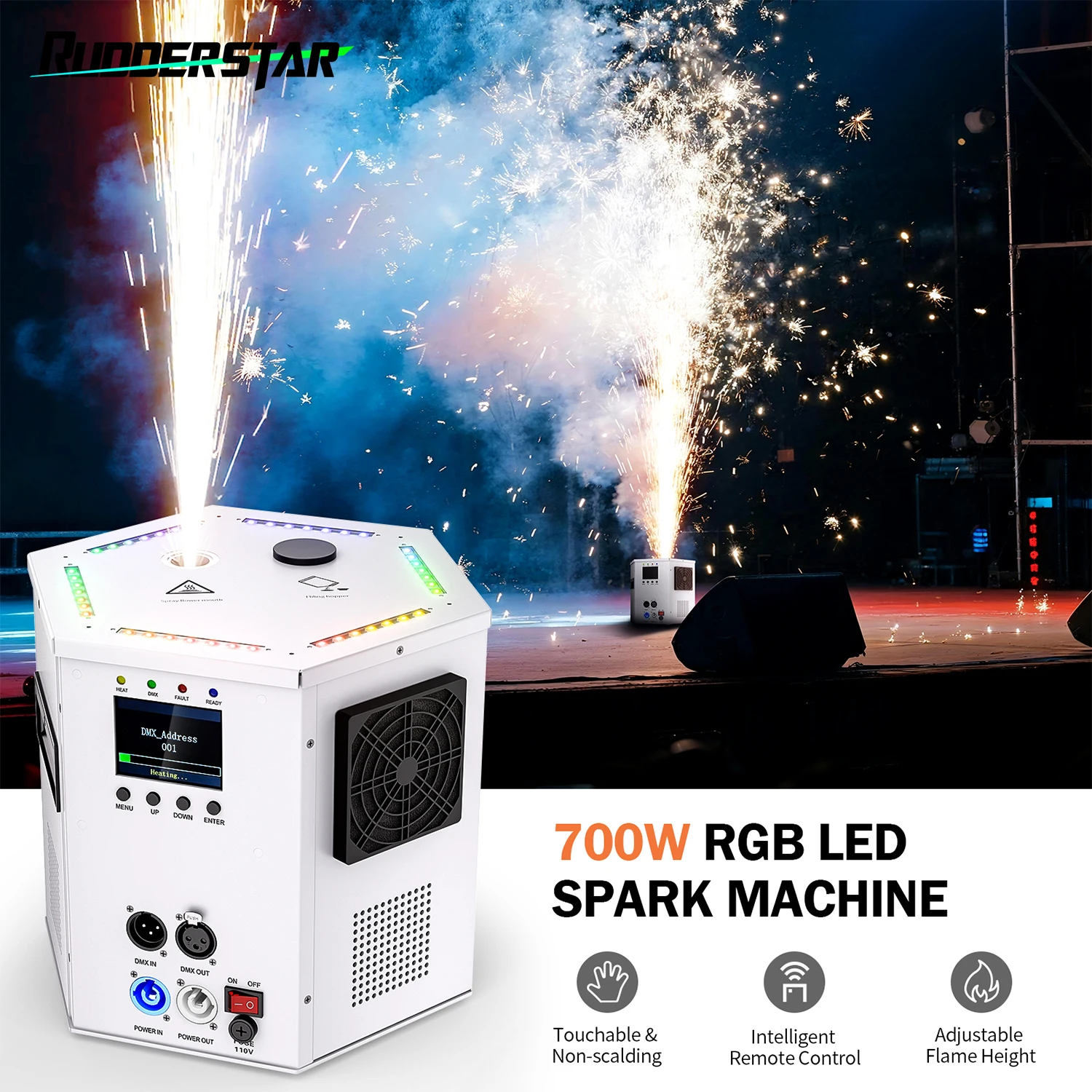 700W Flower Spraying Machine Top Spraying Electronic Special Effect Machine Stage Equipment Remote Control for Wedding Bar Party
700W Flower Spraying Machine Top Spraying Electronic Special Effect Machine Stage Equipment Remote Control for Wedding Bar Party