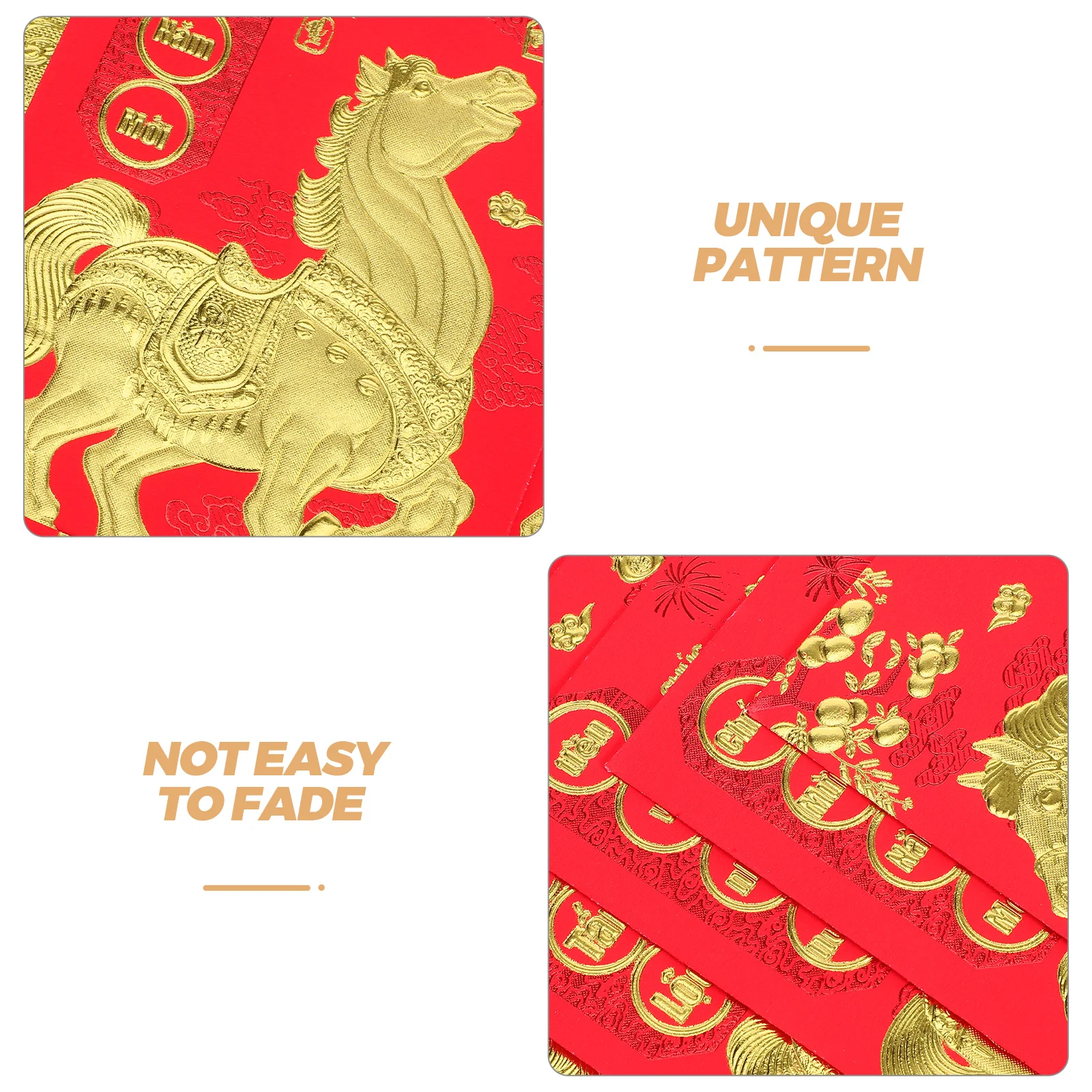 120 шт. вьетнамских красных конвертов (короткий стиль VN8641) на год Лошади 2026 года - 6 шт./упаковка, 20 различных дизайнов, Хунбао Ли Си, Новый год
120 шт. вьетнамских красных конвертов (короткий стиль VN8641) на год Лошади 2026 года - 6 шт./упаковка, 20 различных дизайнов, Хунбао Ли Си, Новый год