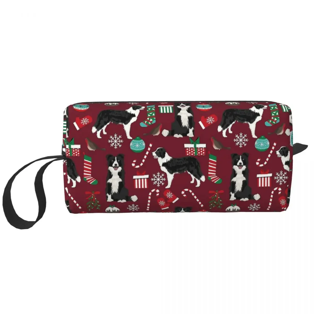Border Collie Christmas Makeup Bags Dog Women Cosmetic Bag Stylish Waterproof Makeup Organizer Case
Border Collie Christmas Makeup Bags Dog Women Cosmetic Bag Stylish Waterproof Makeup Organizer Case