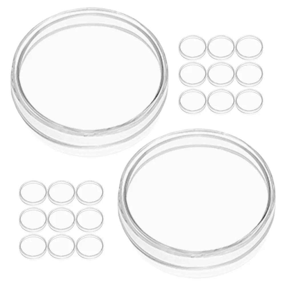 20pcs Petri Dishes With Lids Clear Reusable Laboratory Culture Dishes For Science Agar Mushroom Experiments 
20pcs Petri Dishes With Lids Clear Reusable Laboratory Culture Dishes For Science Agar Mushroom Experiments