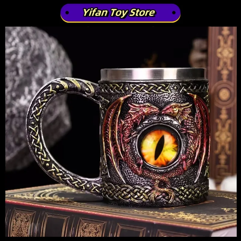 2024 Dragon Eye Beer Cup Personality Coffee Cup Dragon Statue Water Cup Stainless Steel Cosplay Holiday Dress-Up Stage Property
2024 Dragon Eye Beer Cup Personality Coffee Cup Dragon Statue Water Cup Stainless Steel Cosplay Holiday Dress-Up Stage Property
